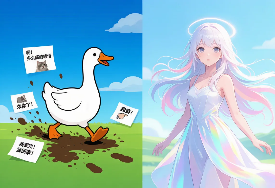 Desktop Goose chaos vs 3D companion calm